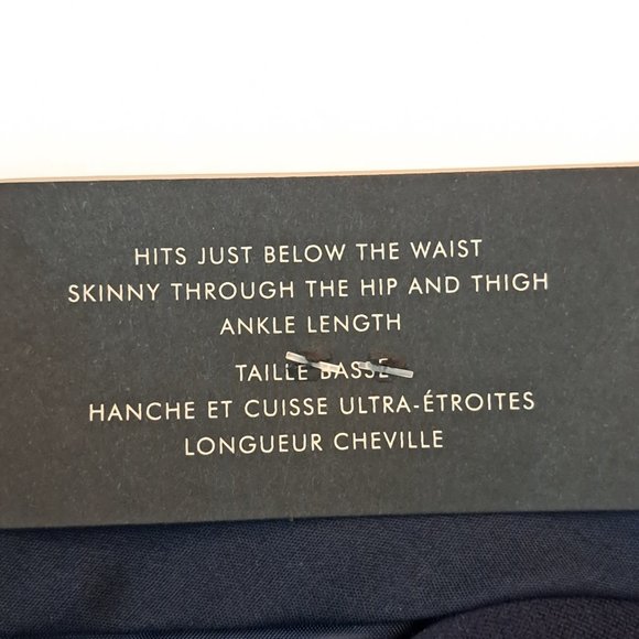 NWT BANANA REPUBLIC Sloan womens PANTS Sz 2 or 28w FORMAL OFFICE BUSINESS BLUE - Picture 8 of 10